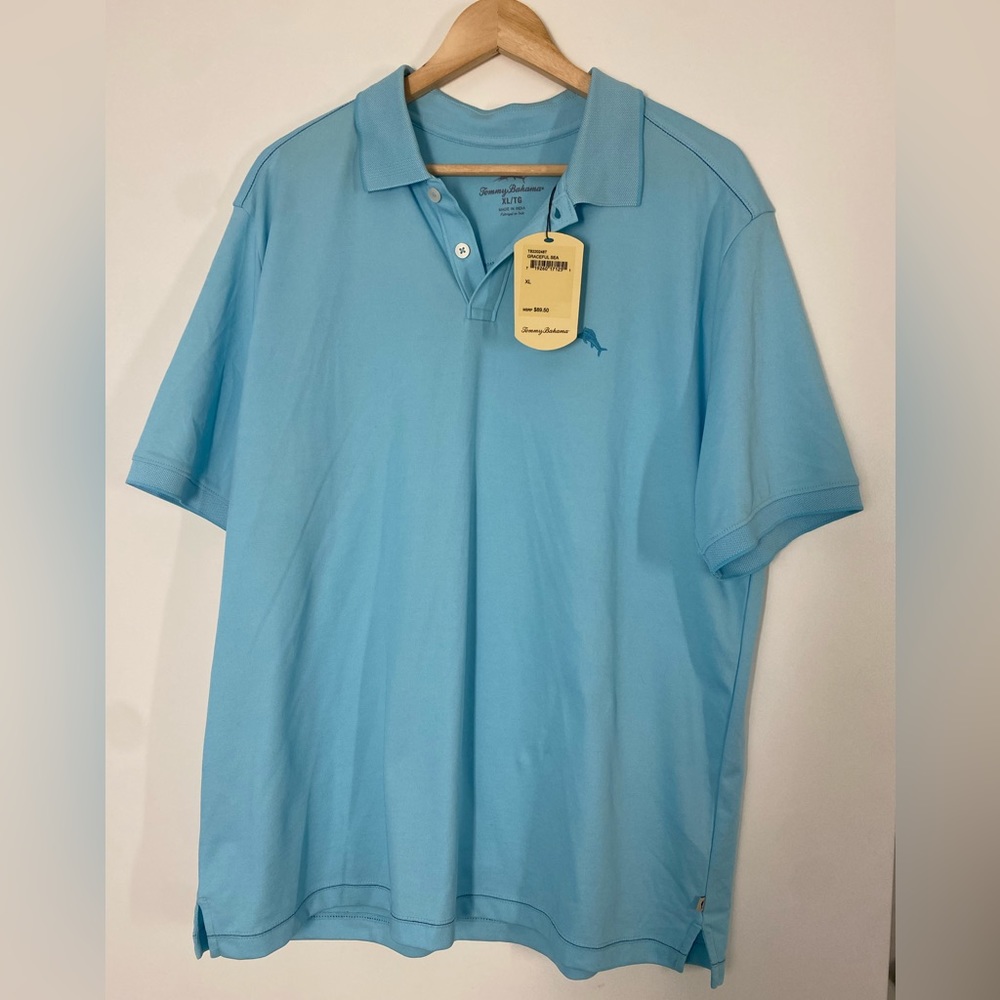 Tommy Bahama Polo Blue NWT XL / Sale ends 1/27/24